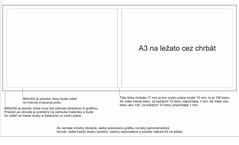 Grafika 3 ležato cez chrbát